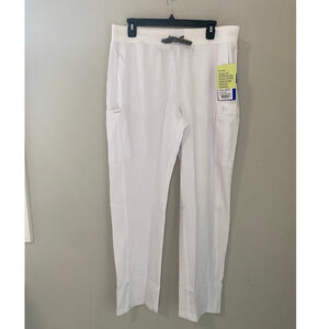 New Landau Forward 5-Pocket Rib Knit Waistband Cargo Pant Scrubs Size Large